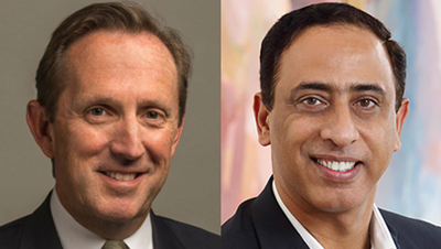 Deal: Corning's Clark Kinlin and 3M's Ashish Khandpur.