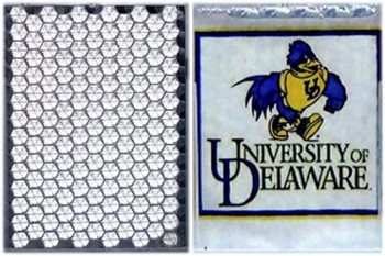 Cheep cheep! Glass is retroreflective (l) but clears (r) when triggered.