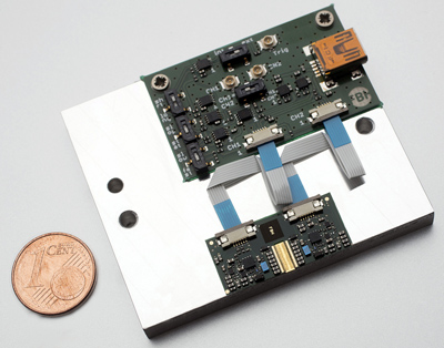 Compact laser source generating optical pulses of between 200ps and 20ns.