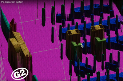To achieve a complete 3D point cloud, the part is scanned from both directions.