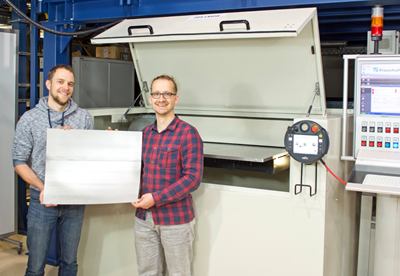 Laser structuring system at Fraunhofer IWS, Dresden. 