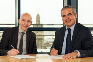 Collaboration: Professor Alex Duffy (l) and Paul Feely