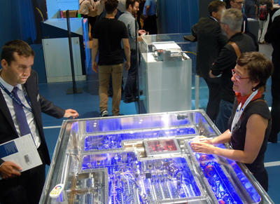 Tru-Dira200-5 with (right) inventor Catherine Yuriko Teisset.