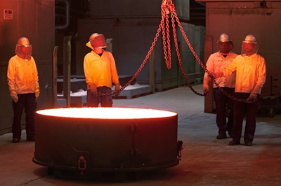 First cast: the ELT main mirror's segments