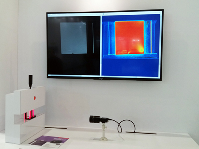 Stress test: Polarized cameras have applications in glass manufacture.