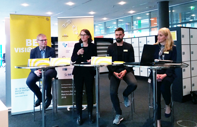 Industry update: The VISION 2018 press conference panel.