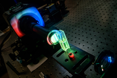 Ground glass camera takes images in 