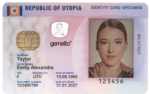 Secure image: Gemalto's Color Laser Shield.