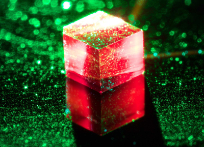 The maser diamond was developed by Element Six.