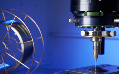 COAXwire laser processing head can be optionally equipped with hot-wire module.